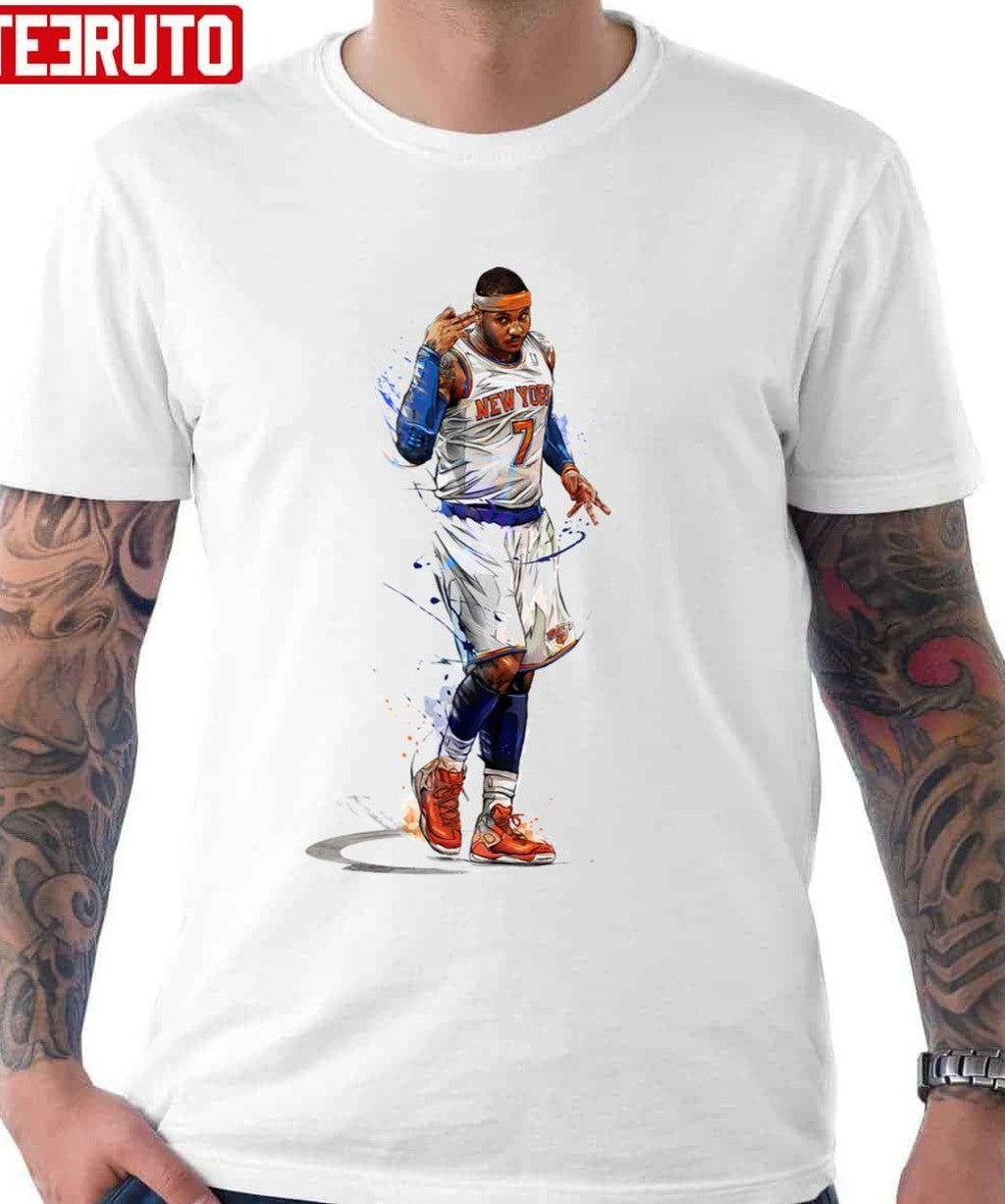 Art Basketball Legend Carmelo Anthony Unisex Hoodie