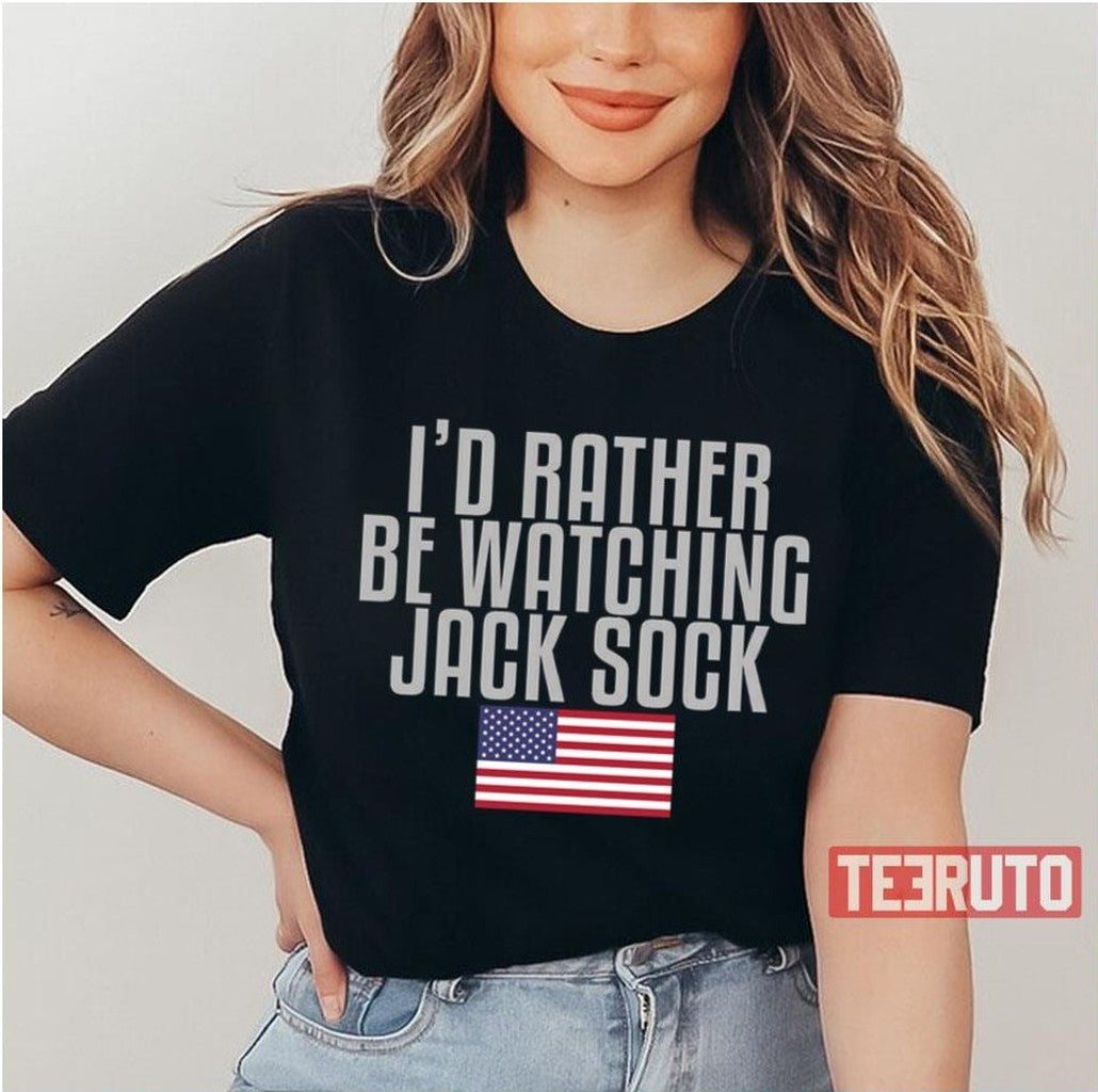 Tennis I'd Rather Be Watching Jack Sock Unisex T-Shirt