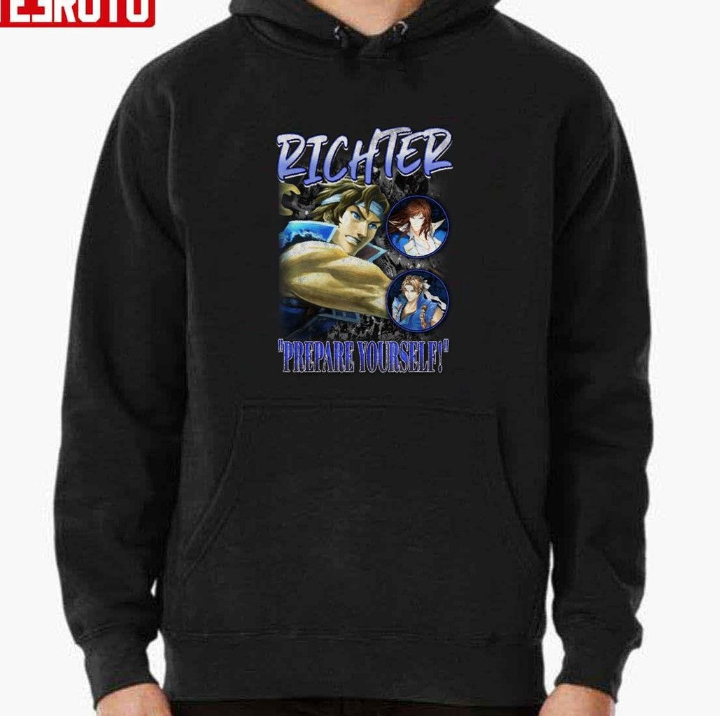 Richter Prepare Yourself Smash Bros Vintage Graphic Unisex T-shirt