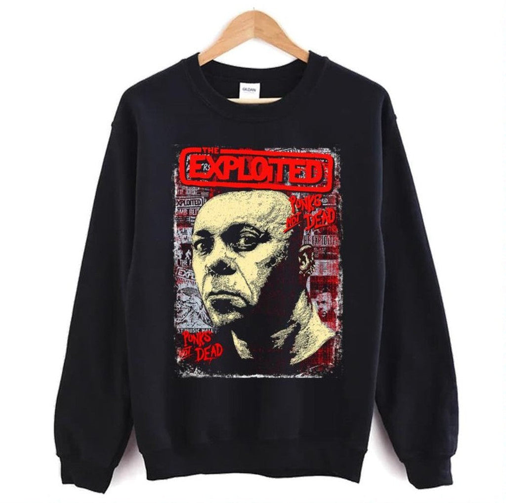 Portrait Of The X The Exploited Let's Start A War Unisex Sweatshirt