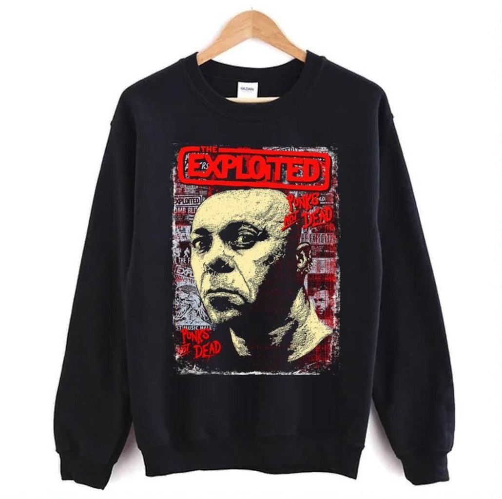 Portrait Of The X The Exploited Let's Start A War Unisex Sweatshirt