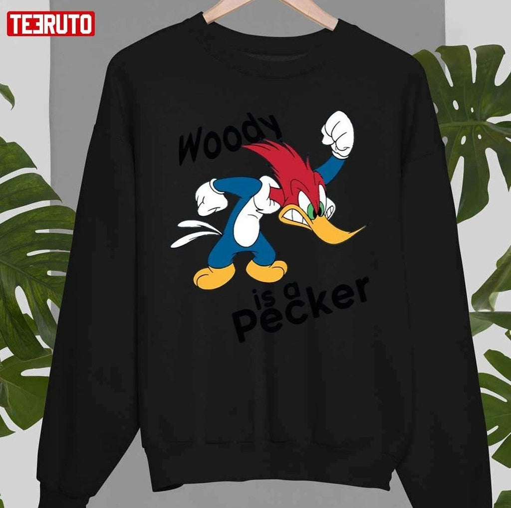 Angry Woody Is A Pecker Funny Cartoon Vintage Character Unisex T-Shirt