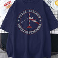 Peace Through Superior Firepower B52 Stratofortress Unisex T-Shirt