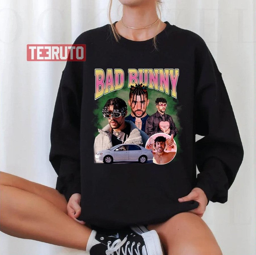 Bad Bunny 90s Vintage Style Bad Bunny Unisex T-Shirt