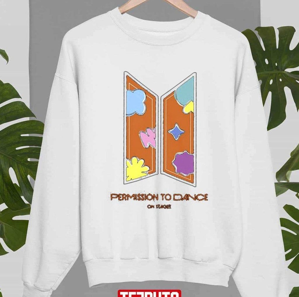Permission To Dance On Stage Usa 2021 Army Bts Unisex Sweatshirt