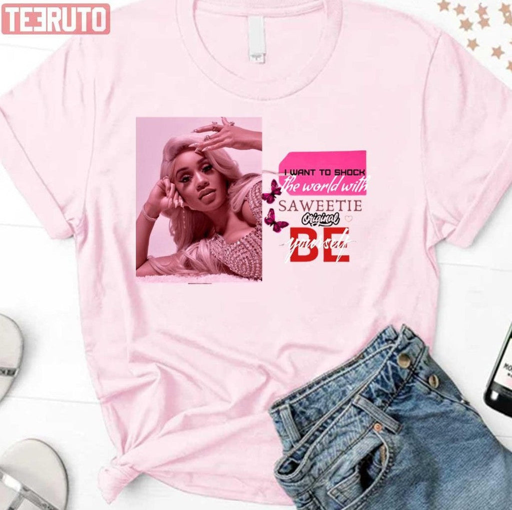 Be Yourself Saweetie In Pink Sweety Collection Unisex T-shirt