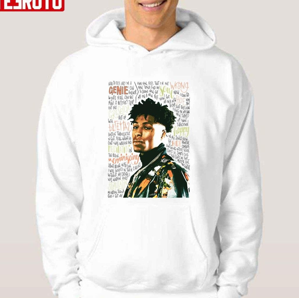 Nba Youngboy Never Broke Again Typography Unisex T-Shirt