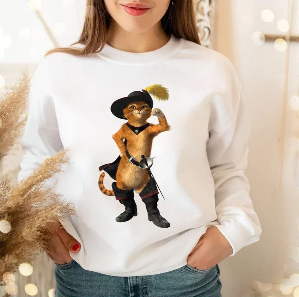Puss In Boots Memes Unisex Sweatshirt
