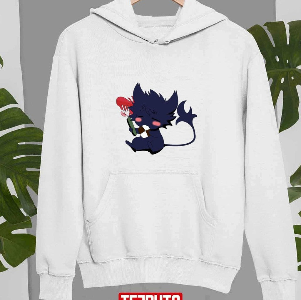 Servamp Kuro Cute Eating Unisex Sweatshirt