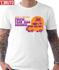Argyle &amp; Jonathan's Purple Palm Tree Delights Unisex T-Shirt