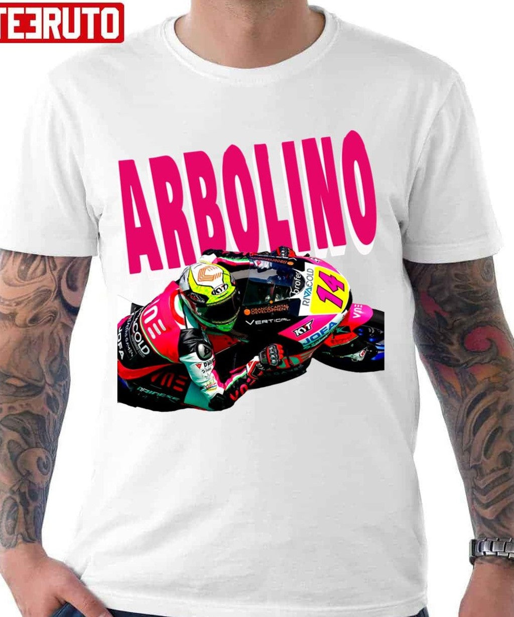 Pink Design Moto3 Moto2 Champion Pro Tony Antonio Arbolino Unisex T-Shirt
