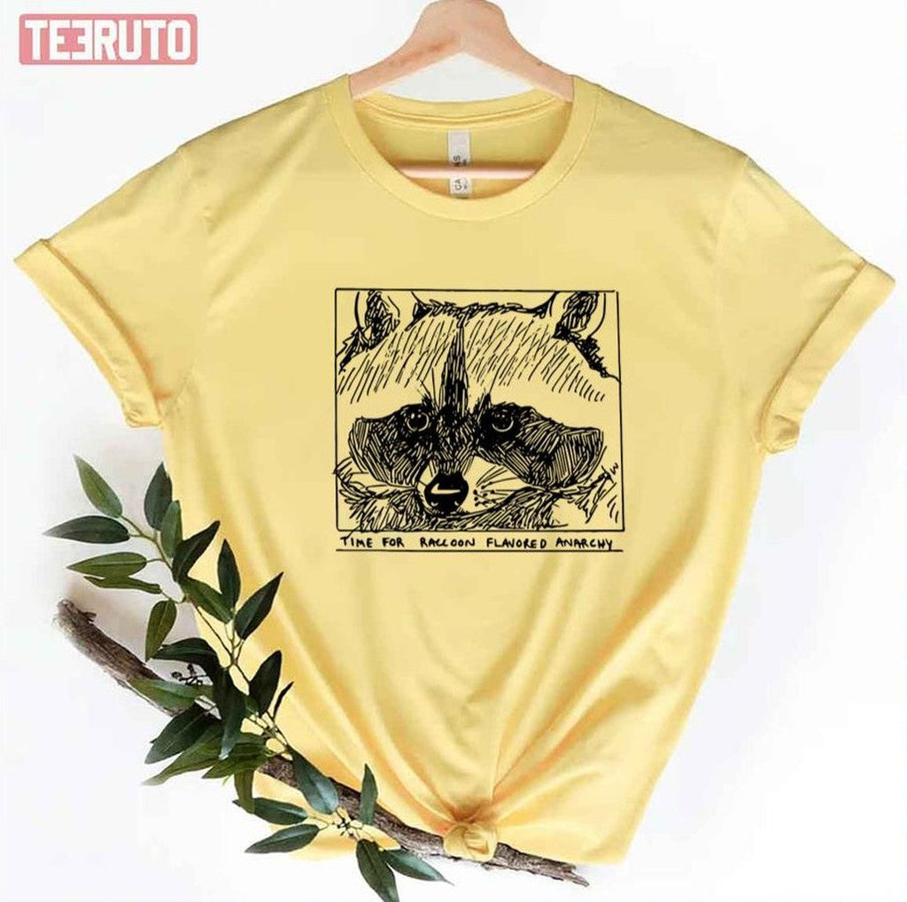 Raccoon Flavored Anarchy Unisex T-Shirt
