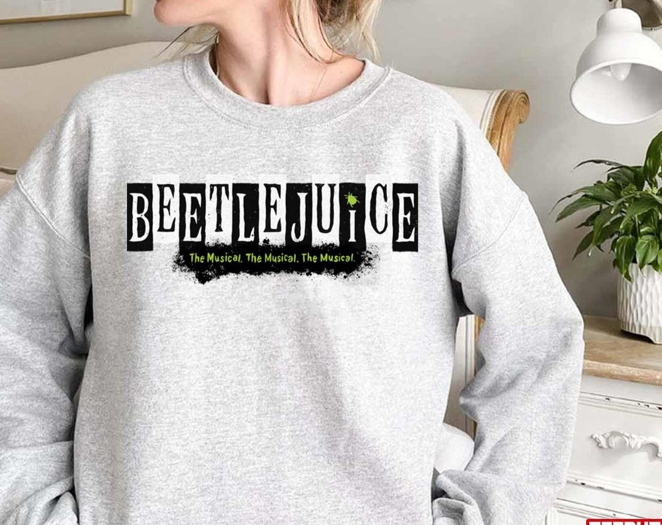 Bj Musical Bway Logo Beetlejuice Unisex Sweatshirt