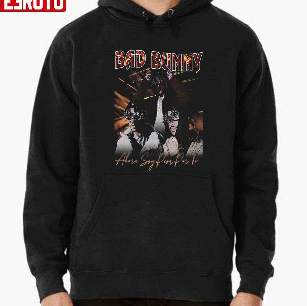 Bad Bunny Vintage 90s Latino Rapper Unisex T-Shirt
