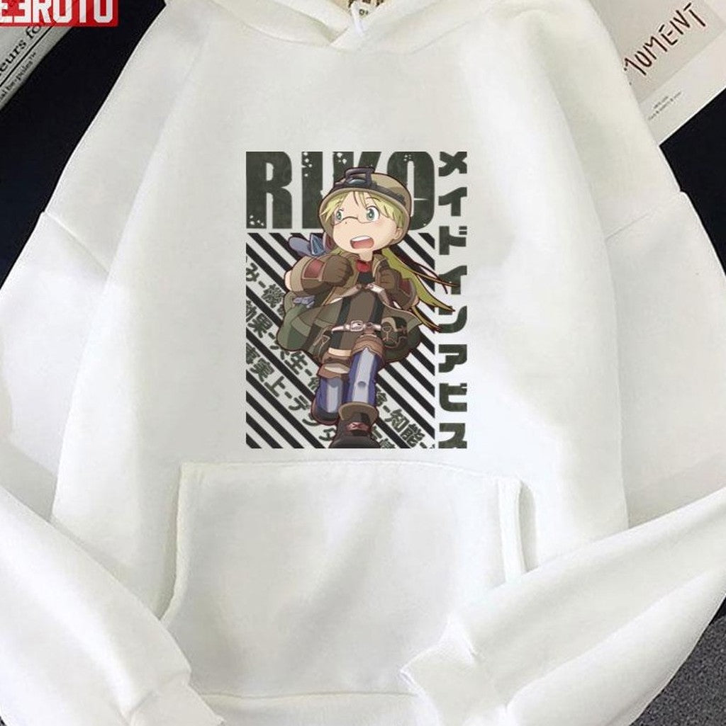 Short Cute Girl Made In Abyss Riko Unisex Hoodie