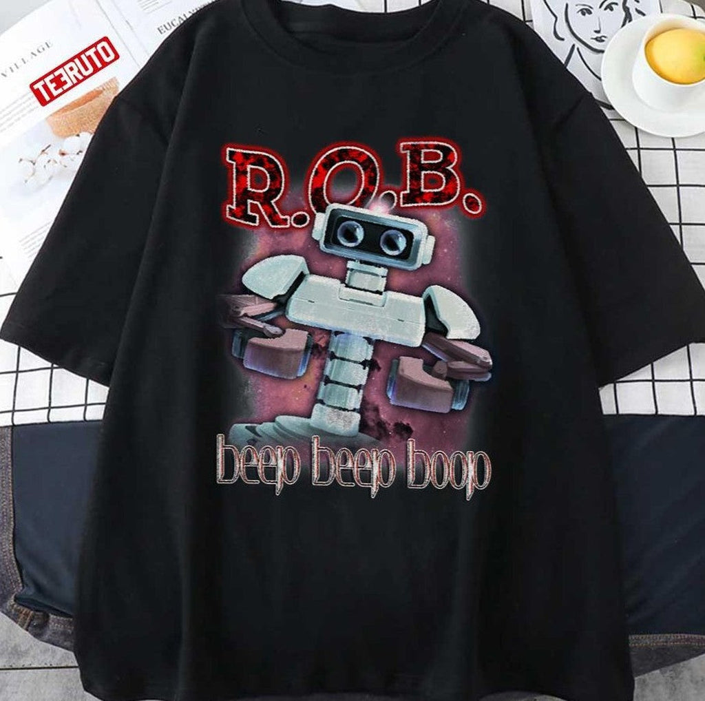 Rob Beep Beep Boop Smash Bros Vintage Graphic Unisex T-shirt