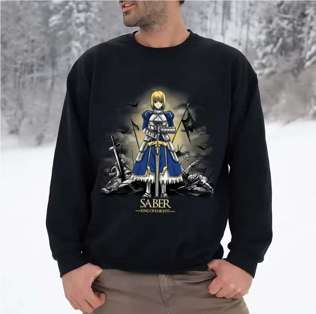 Saber The Warrior Fate Stay Night Unisex Sweatshirt