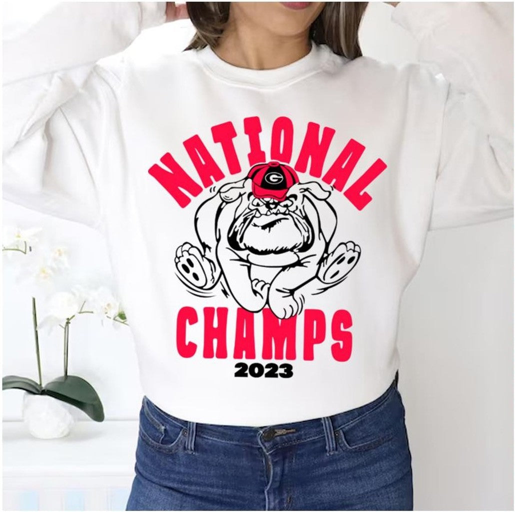 National Championship 2023 Sec Uga Sec Georgia Bulldogs Unisex Sweatshirt