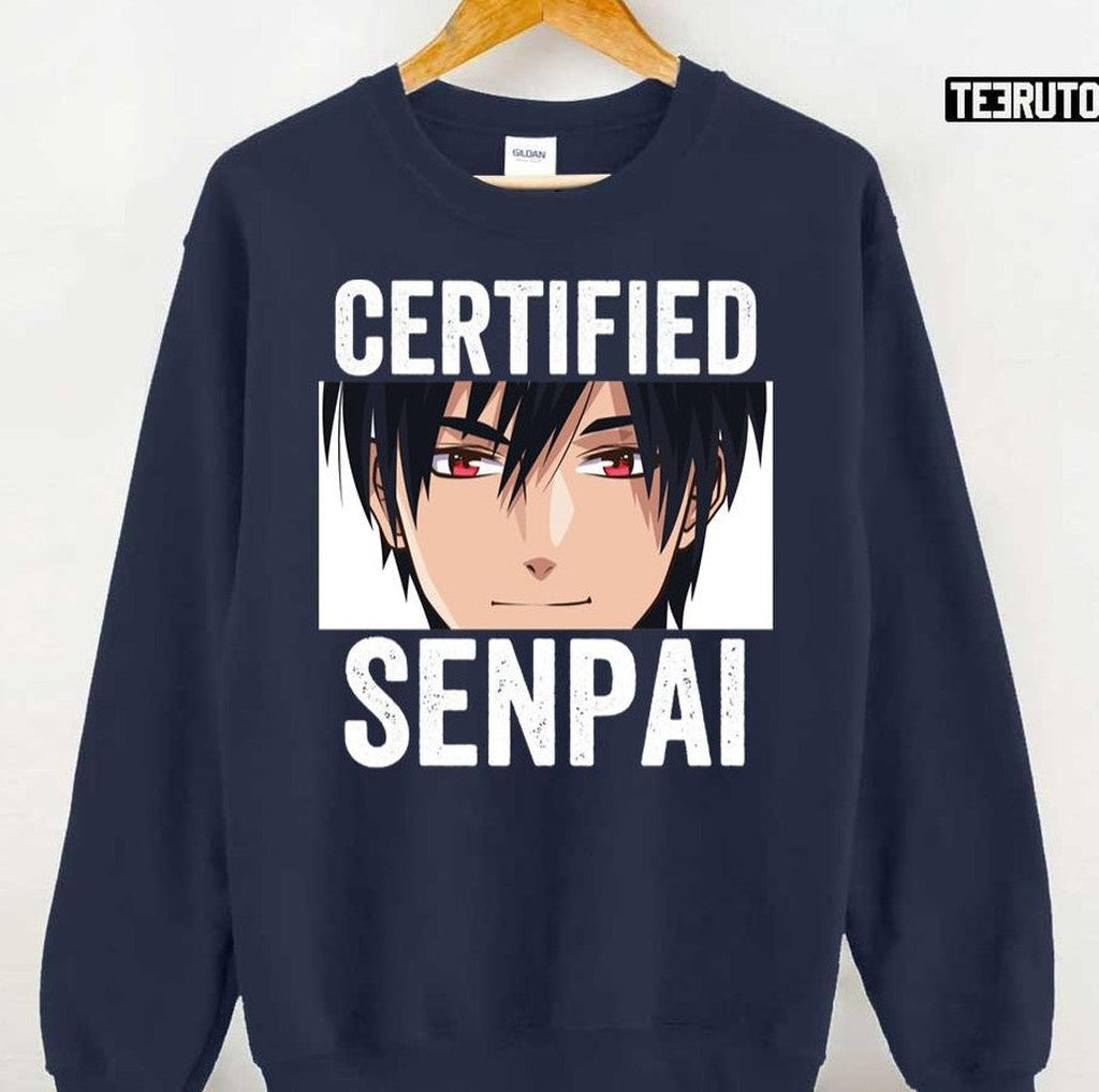 Anime Merch Certified Senpai Unisex T-Shirt
