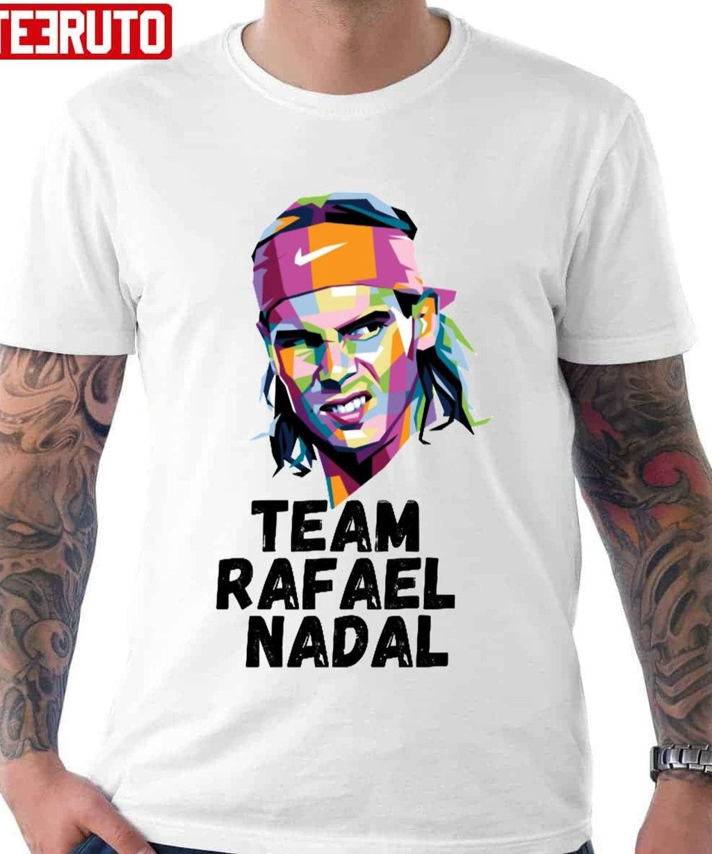 Team Rafael Nadal Vector Painting Unisex T-shirt