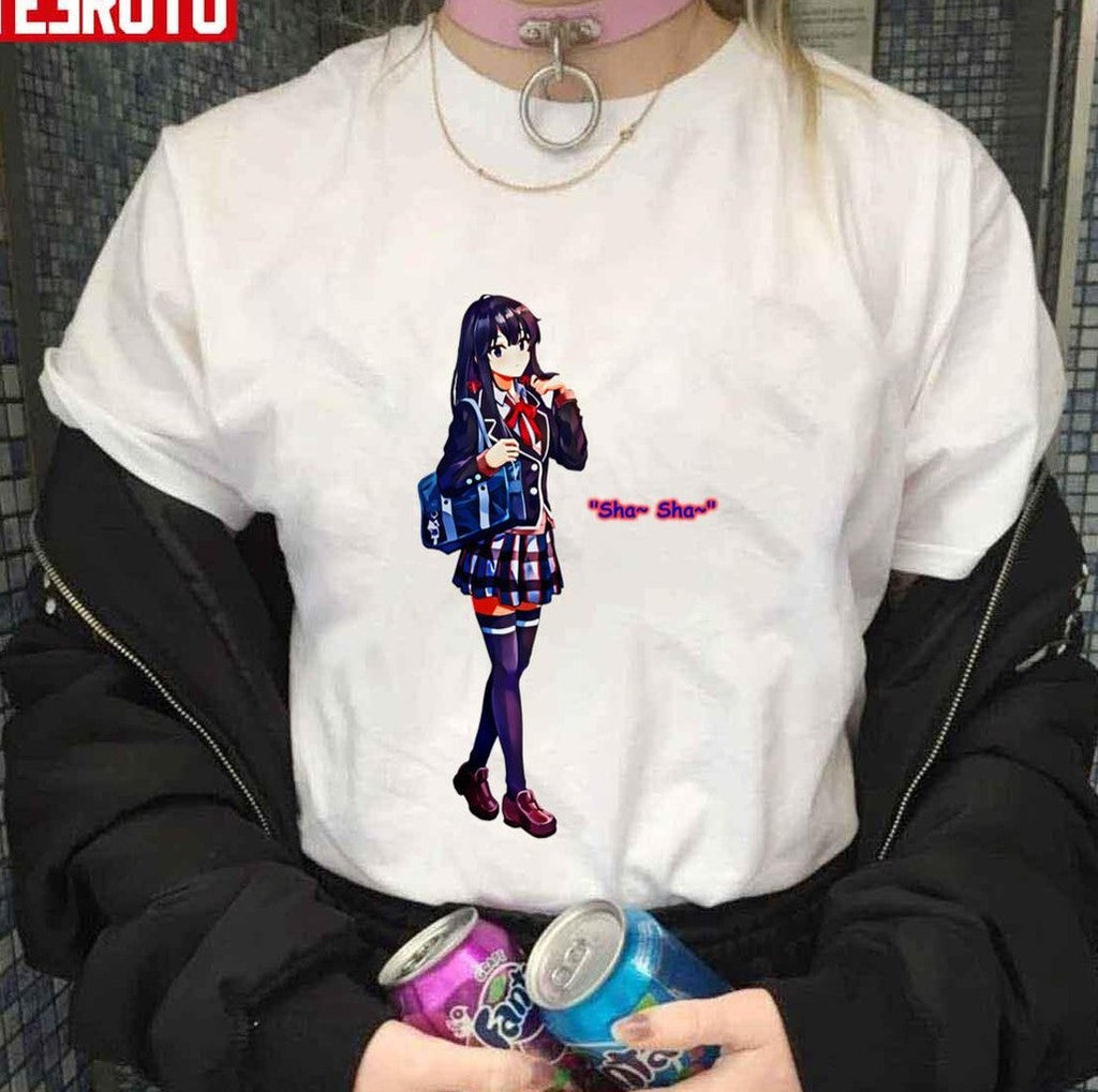 Sha Sha Yukino Oregairu Quote Unisex T-Shirt