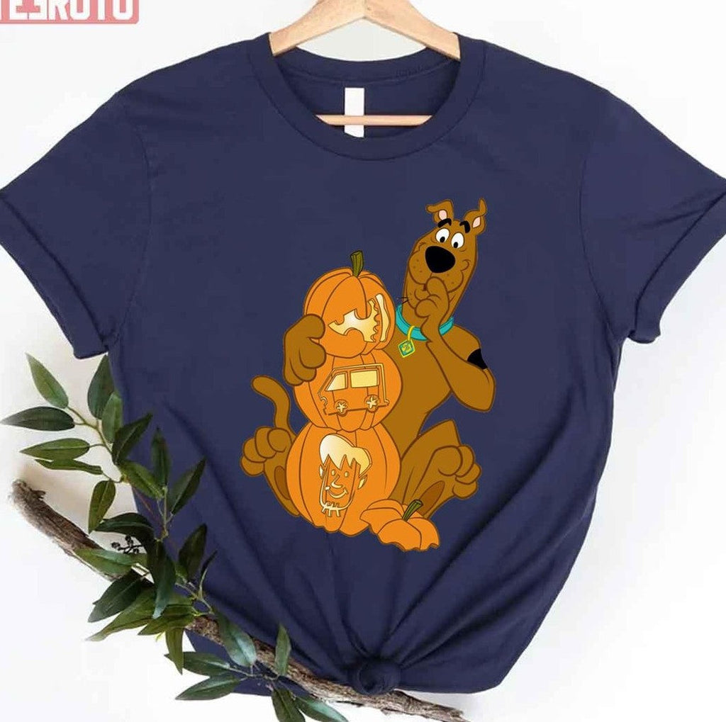 Scooby-doo  Pumpkin Halloween Cartoon Art Unisex T-Shirt
