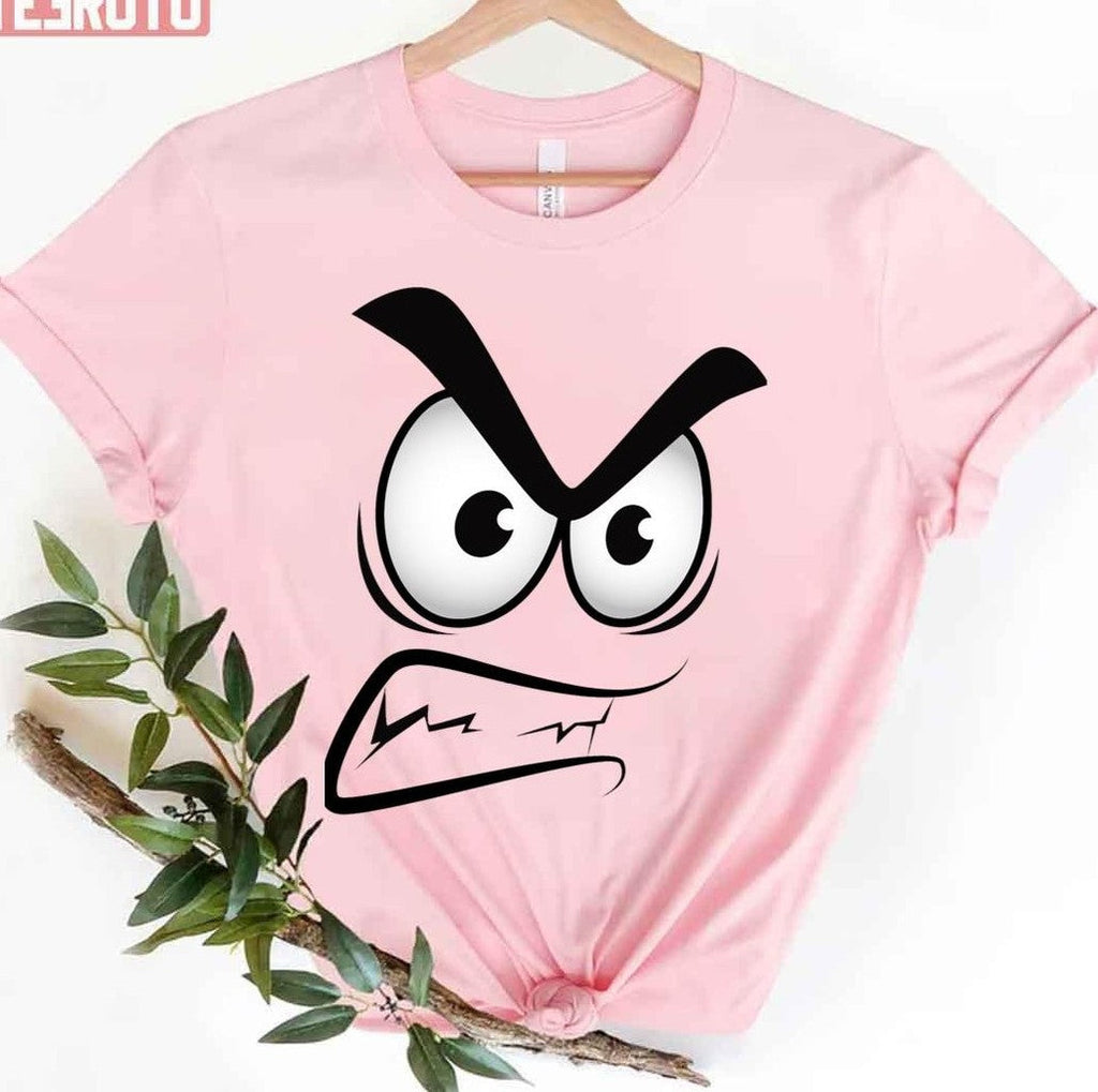 Angry Eyes Cartoon Unisex T-Shirt