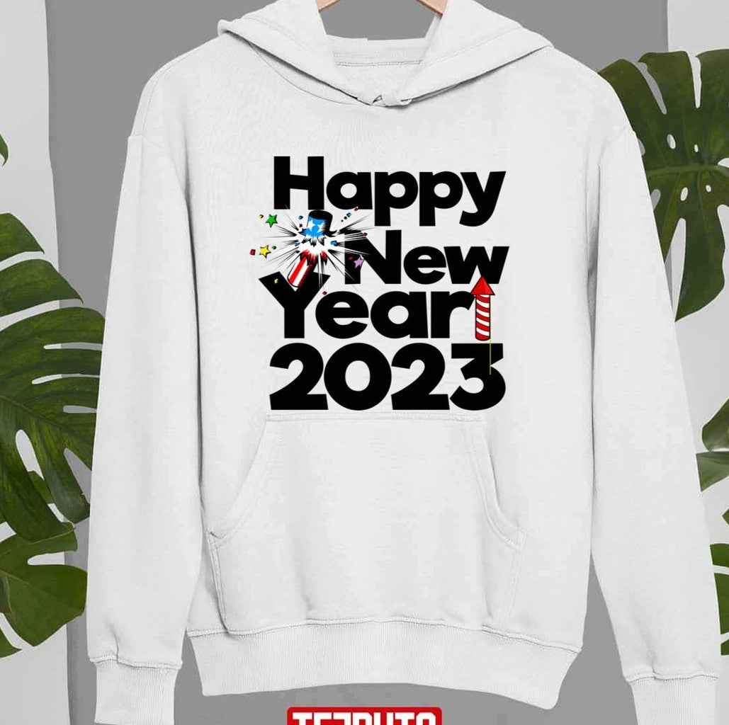Best Wishes To You Happy New Year Usa 2023 Unisex Sweatshirt
