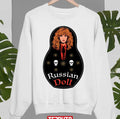 Russian Doll Art Skull Dark Horror Movie Character Unisex Sweatshirt