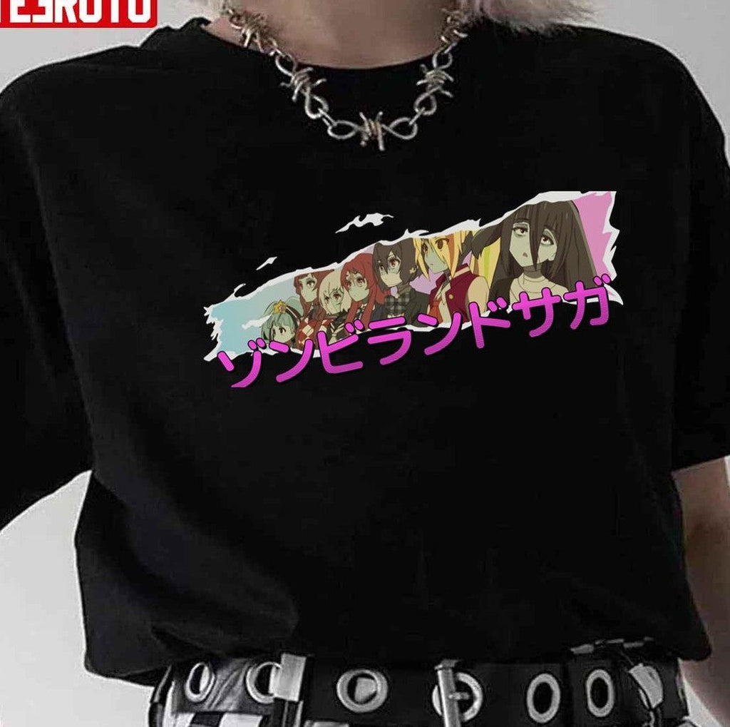 Anime Zombie Idol Zombieland Saga Japanese Unisex T-Shirt
