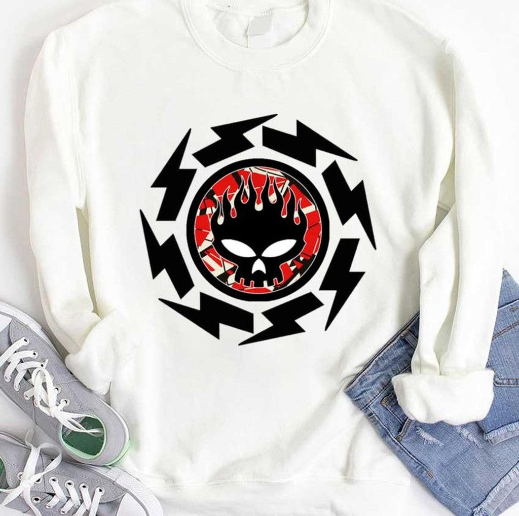 Offspring AC DC Van Halen Emblem Logo Unisex T-shirt
