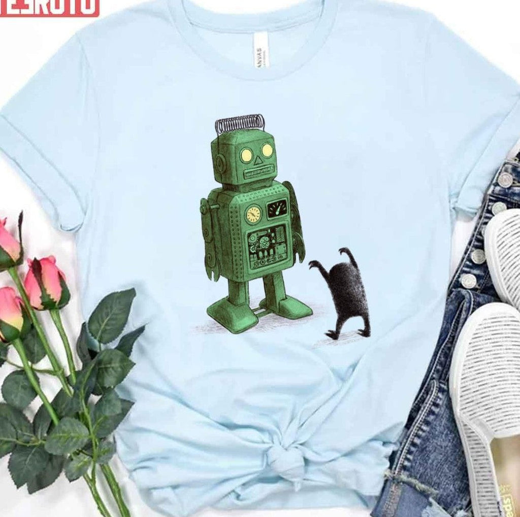 Robot Vs Alien Unisex T-Shirt