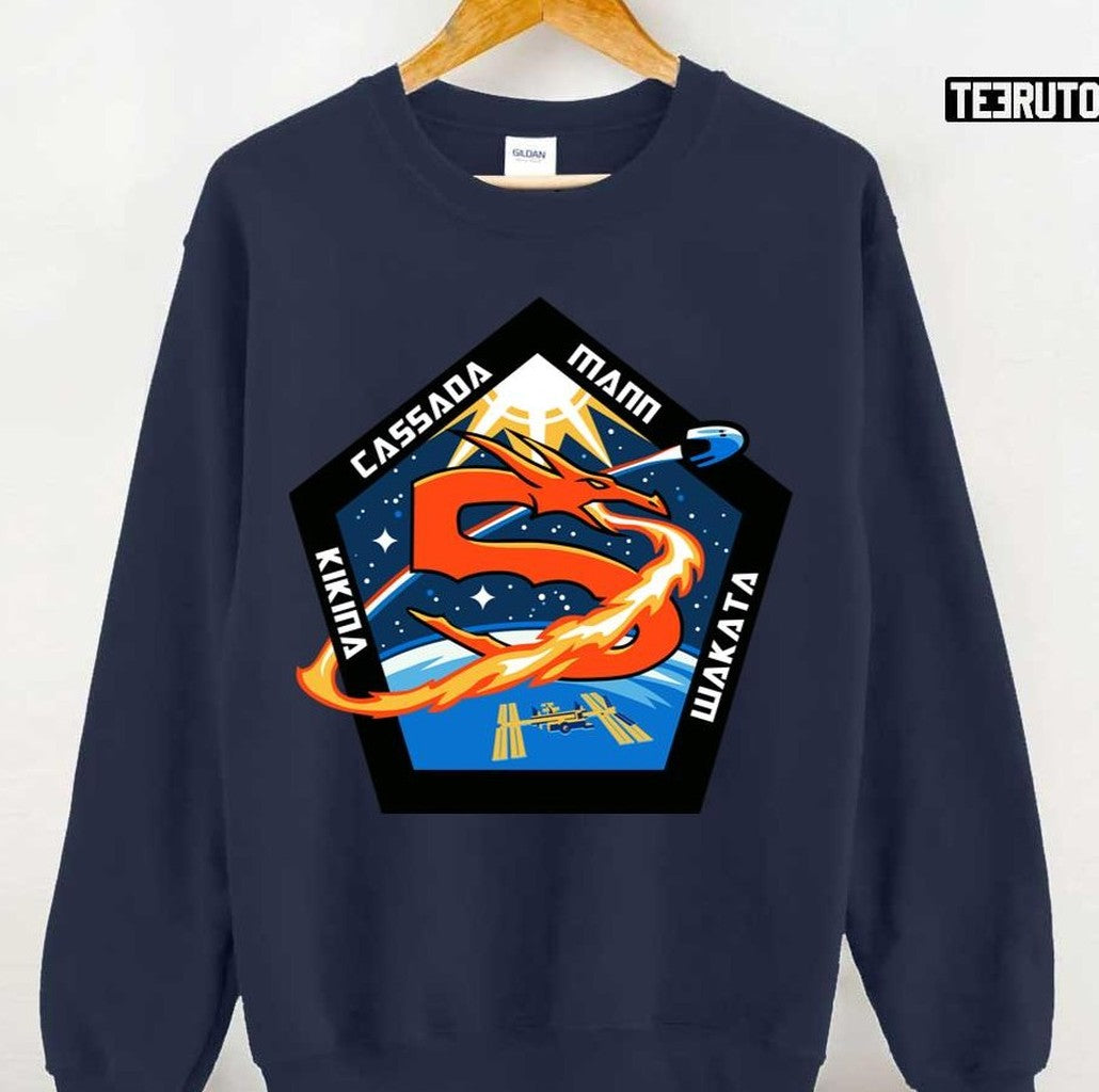 Nasa Spacex Crew 5 Mission Insignia Unisex Sweatshirt