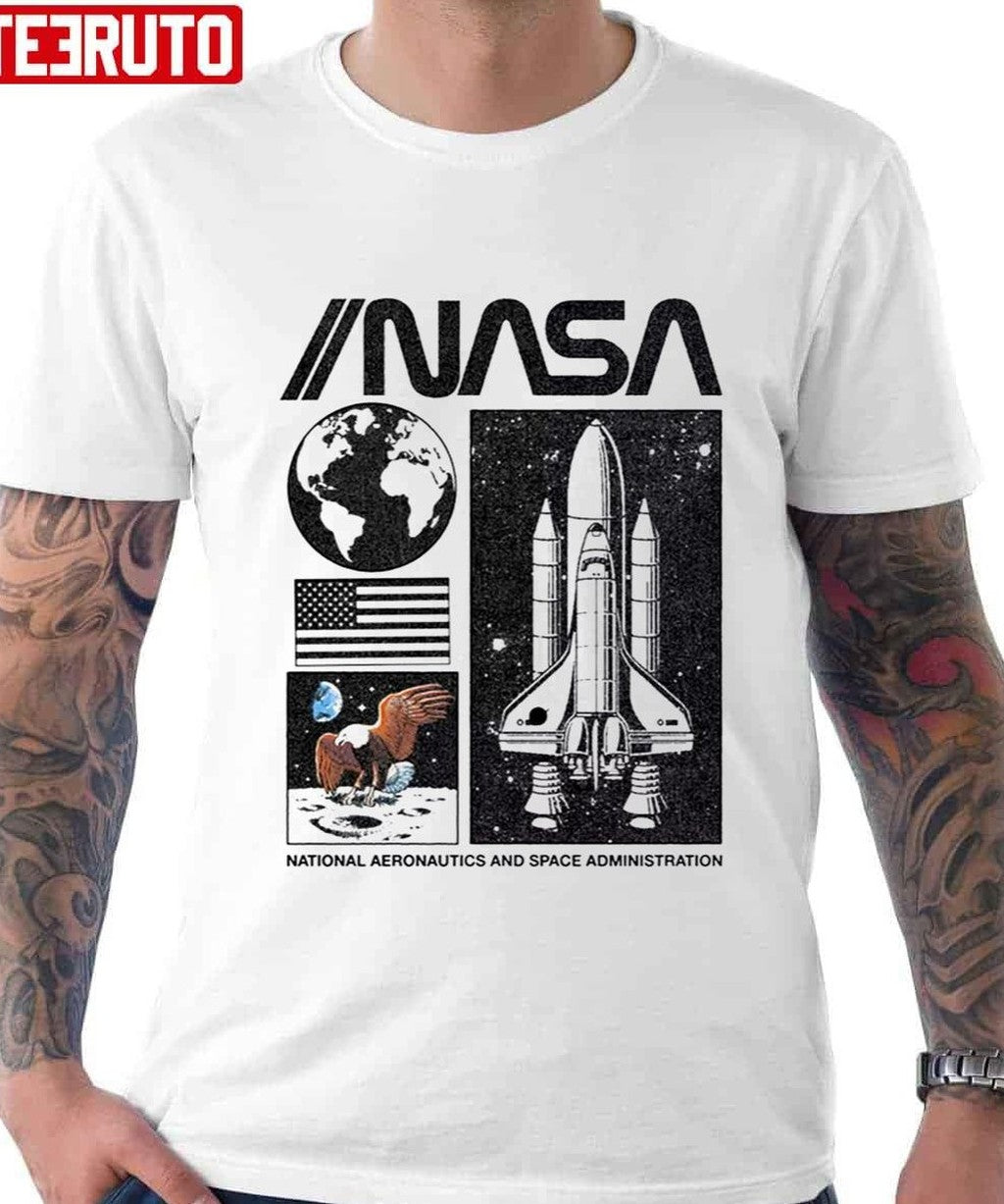 Nasa Vintage Panels Unisex T-Shirt