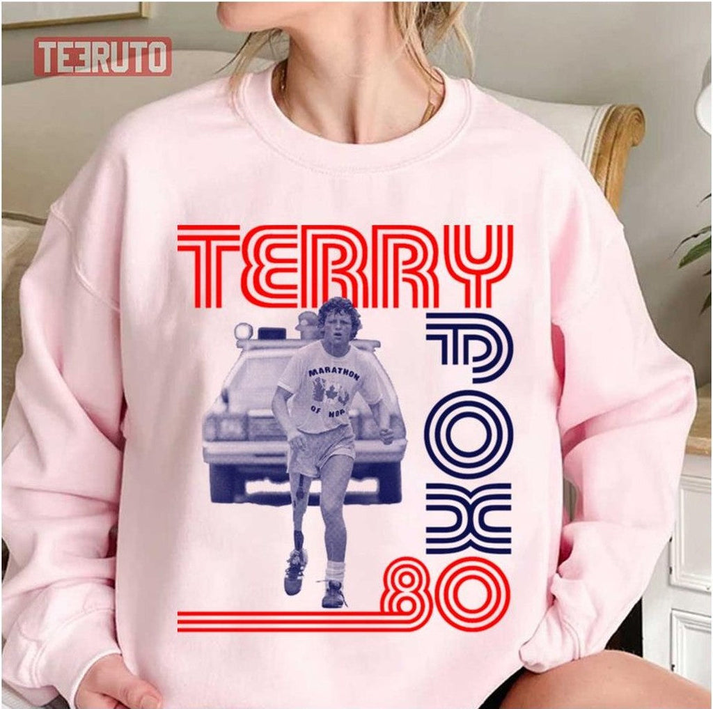 Terry Fox 80 Running Unisex Sweatshirt