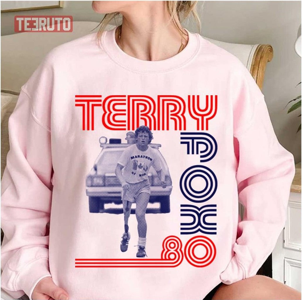 Terry Fox 80 Running Unisex Sweatshirt