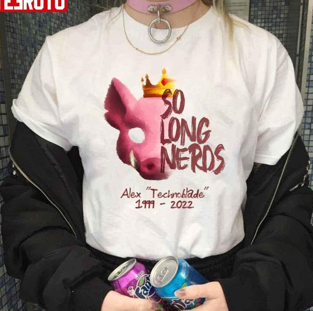 Technoblade So Long Nerds Alex Technoblade 1999 2022 Unisex T-Shirt