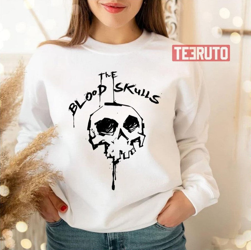 The Blood Skulls Roll Out In Black Unisex Sweatshirt