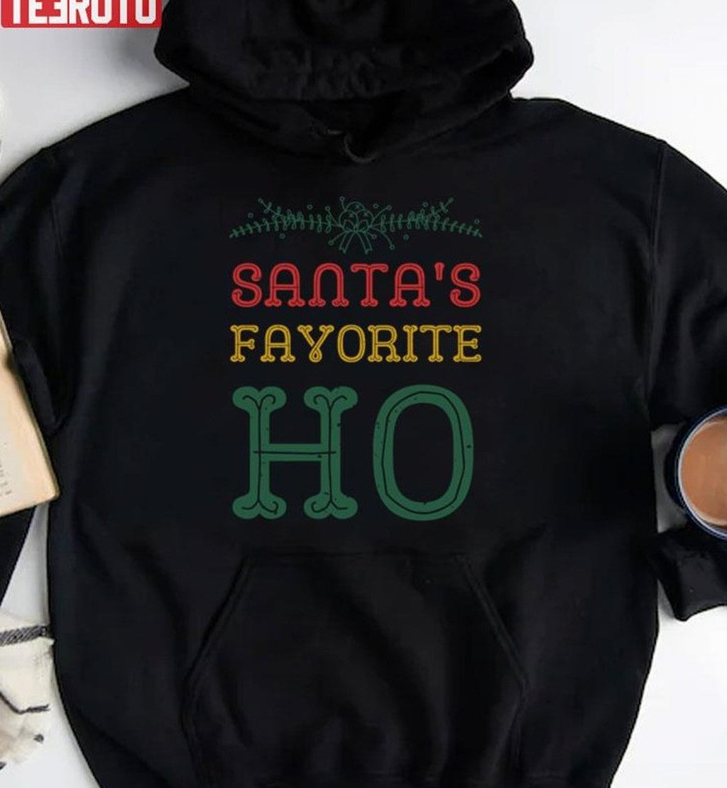 Santa's Favorite Ho Inappropriate Christmas Unisex Sweatshirt
