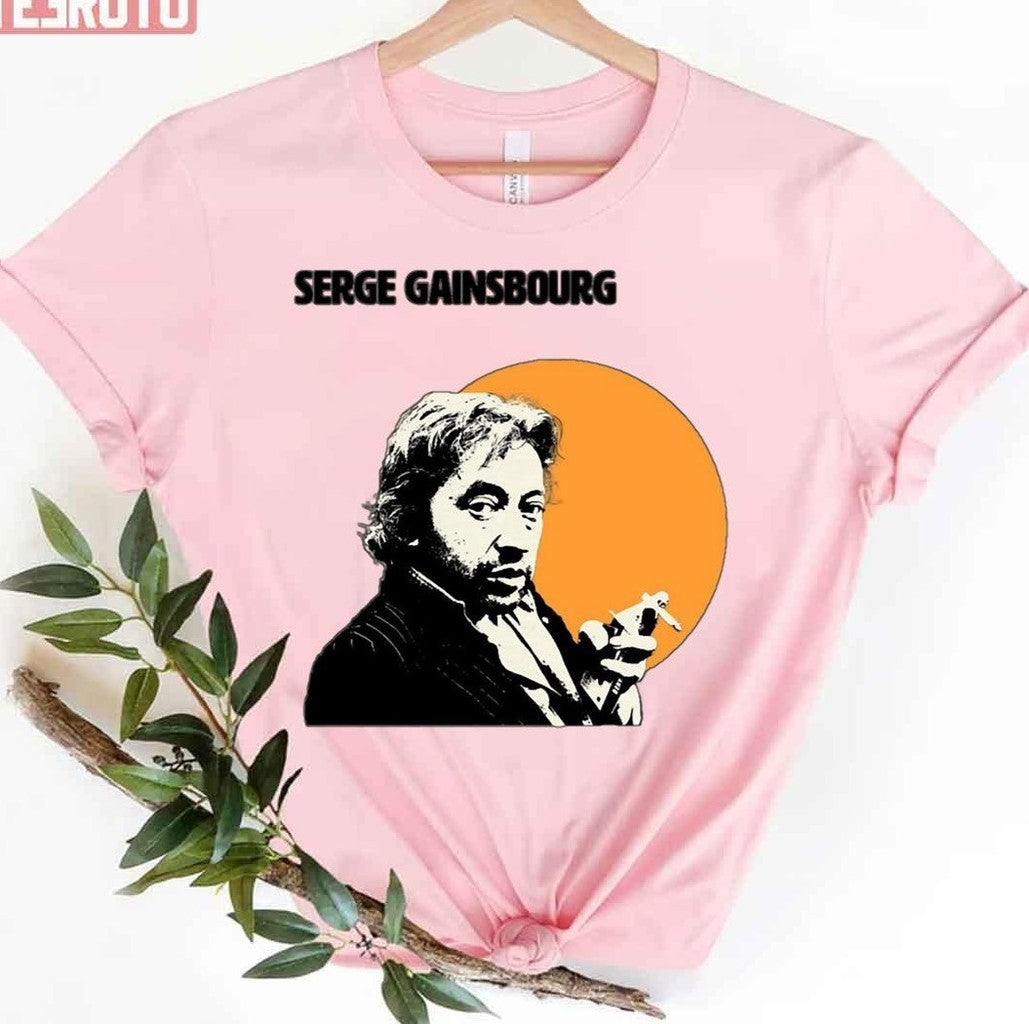 Serge Gainsbourg Portrait Graphic Unisex T-Shirt