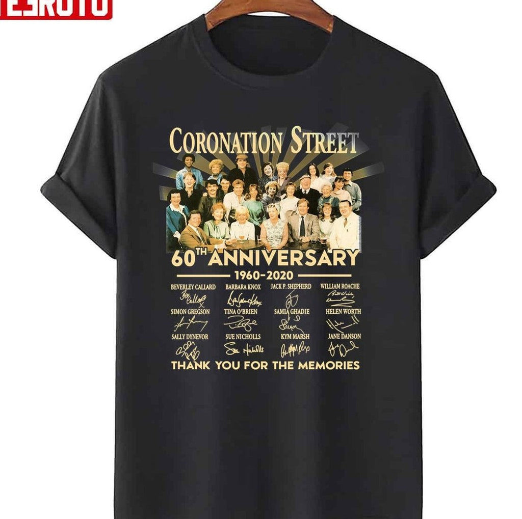 60th Anniversary Coronation Street Thank You Unisex T-Shirt