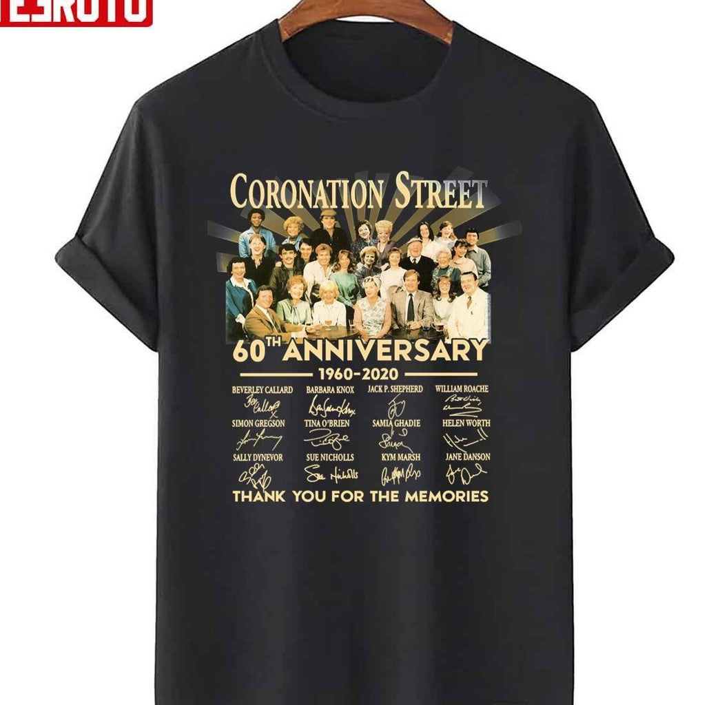 60th Anniversary Coronation Street Thank You Unisex T-Shirt