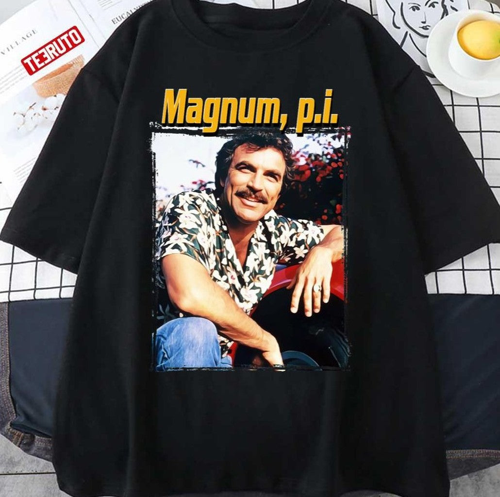 80s Art Tom Selleck Magnum P I Unisex T-Shirt -