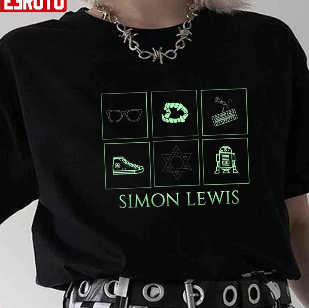Simon Lewis Symbols Shadowhunters Unisex T-Shirt
