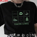 Simon Lewis Symbols Shadowhunters Unisex T-Shirt