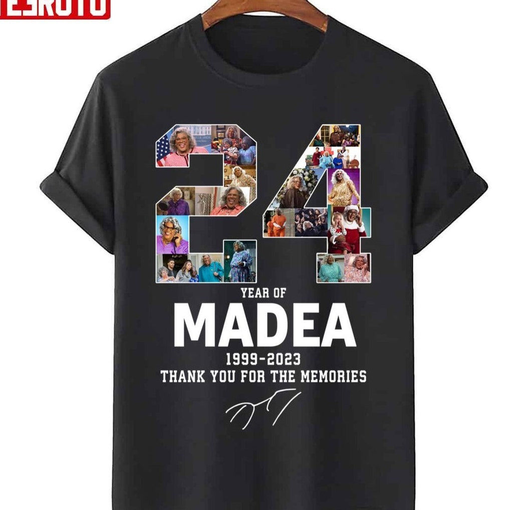 24 Years Of Madea 1999 2023 Thank You For The Memories Unisex Sweatshirt
