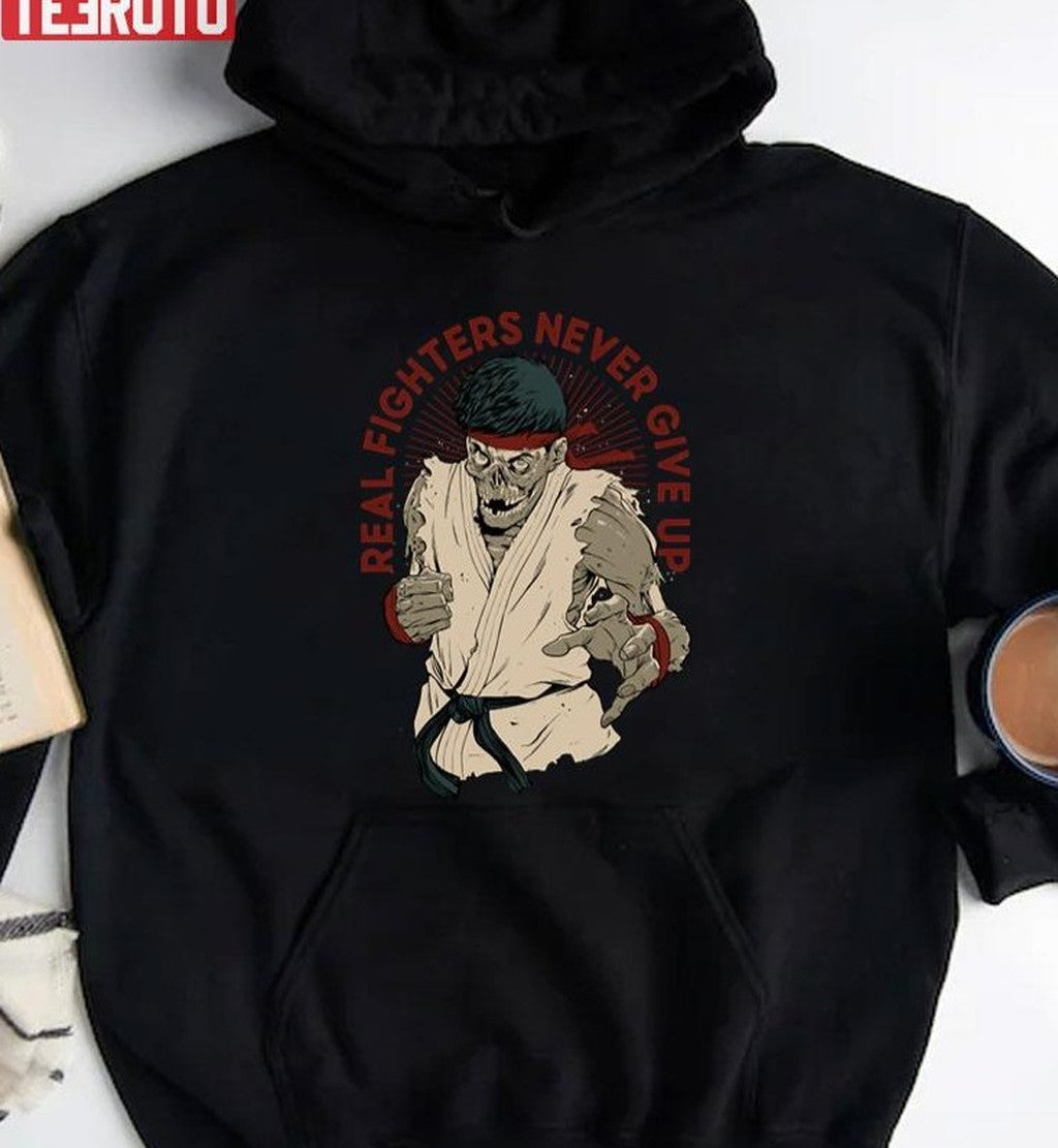Real Fighters Never Give Up Round 99 Cobra Kai Halloween Unisex T-Shirt