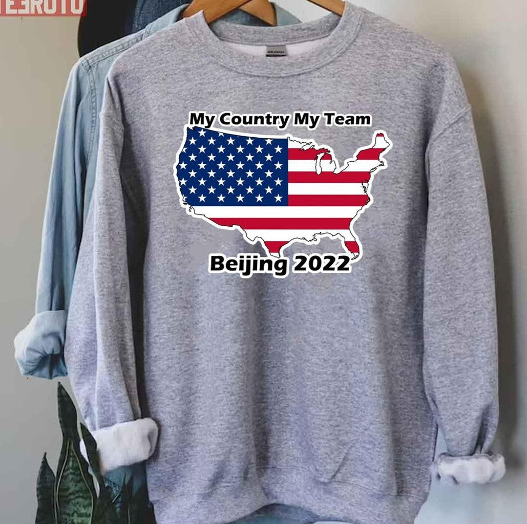 My Country My Team America Beijing 2022 Unisex T-Shirt