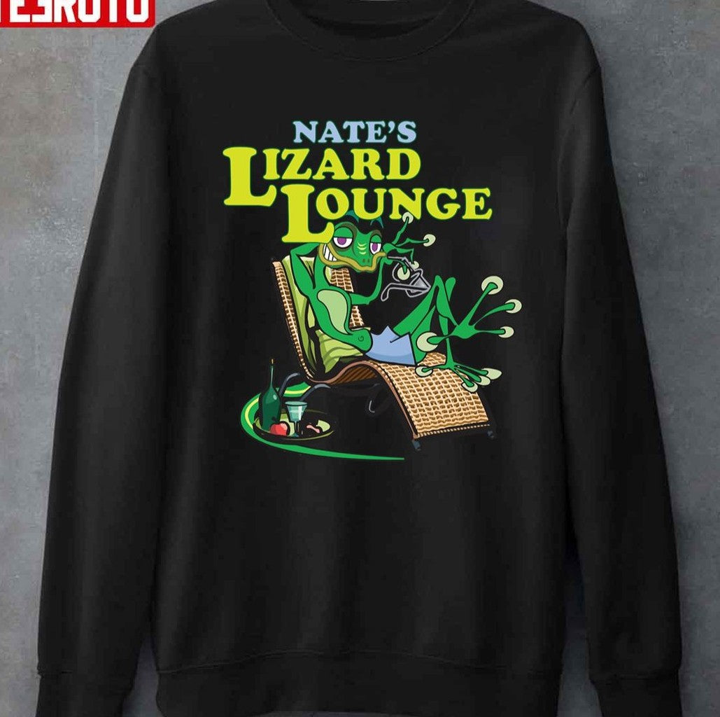 Nate's Lizard Lounge Design Logo Unisex T-shirt