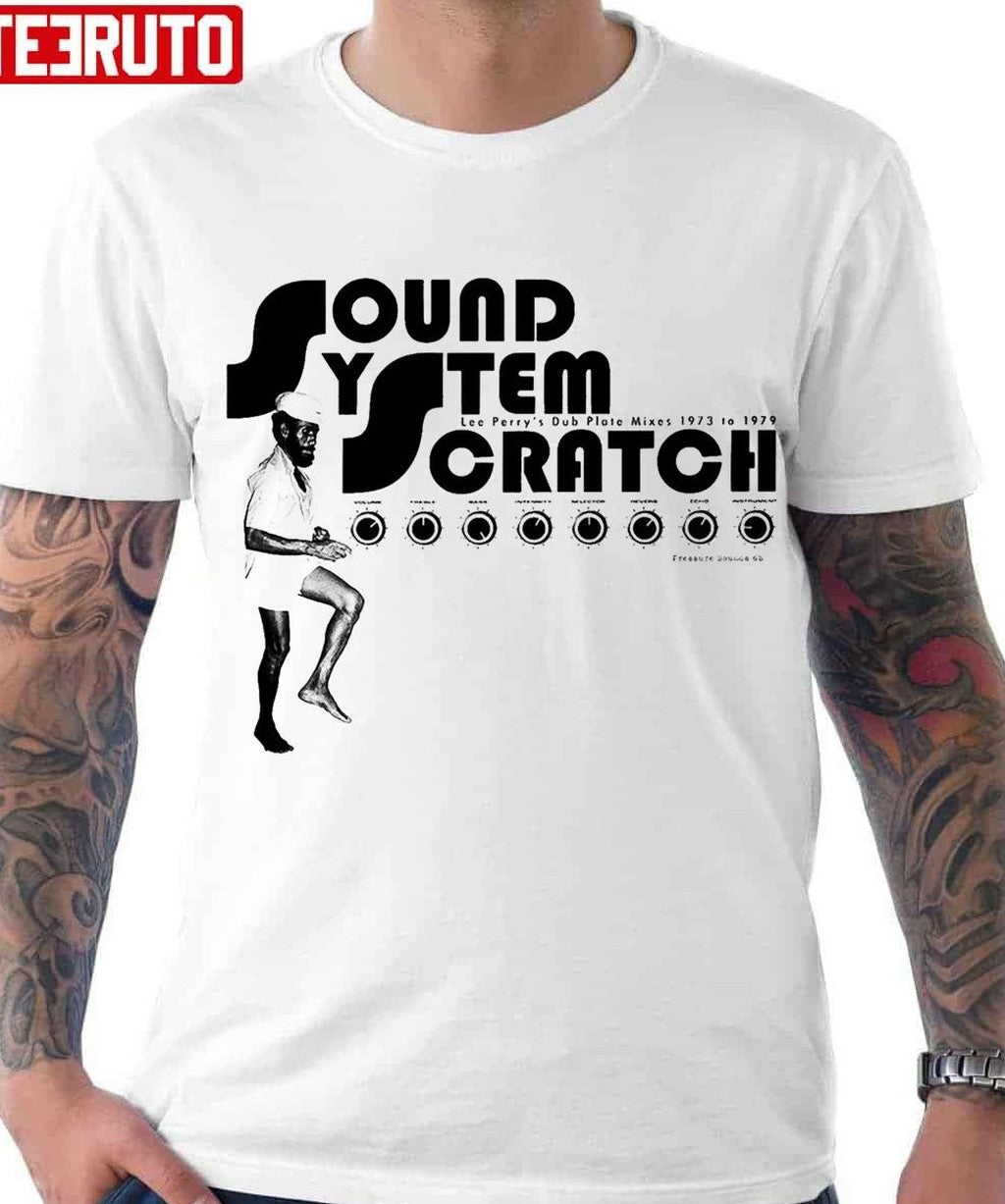 Sound System Scratch Dub Plate Mixes 1973 To 1979 Unisex T-Shirt